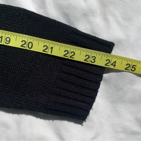 Christmas Tree Sweater L Karen Scott Petite Black Green Rhinestone Top Pullover - Picture 12 of 14